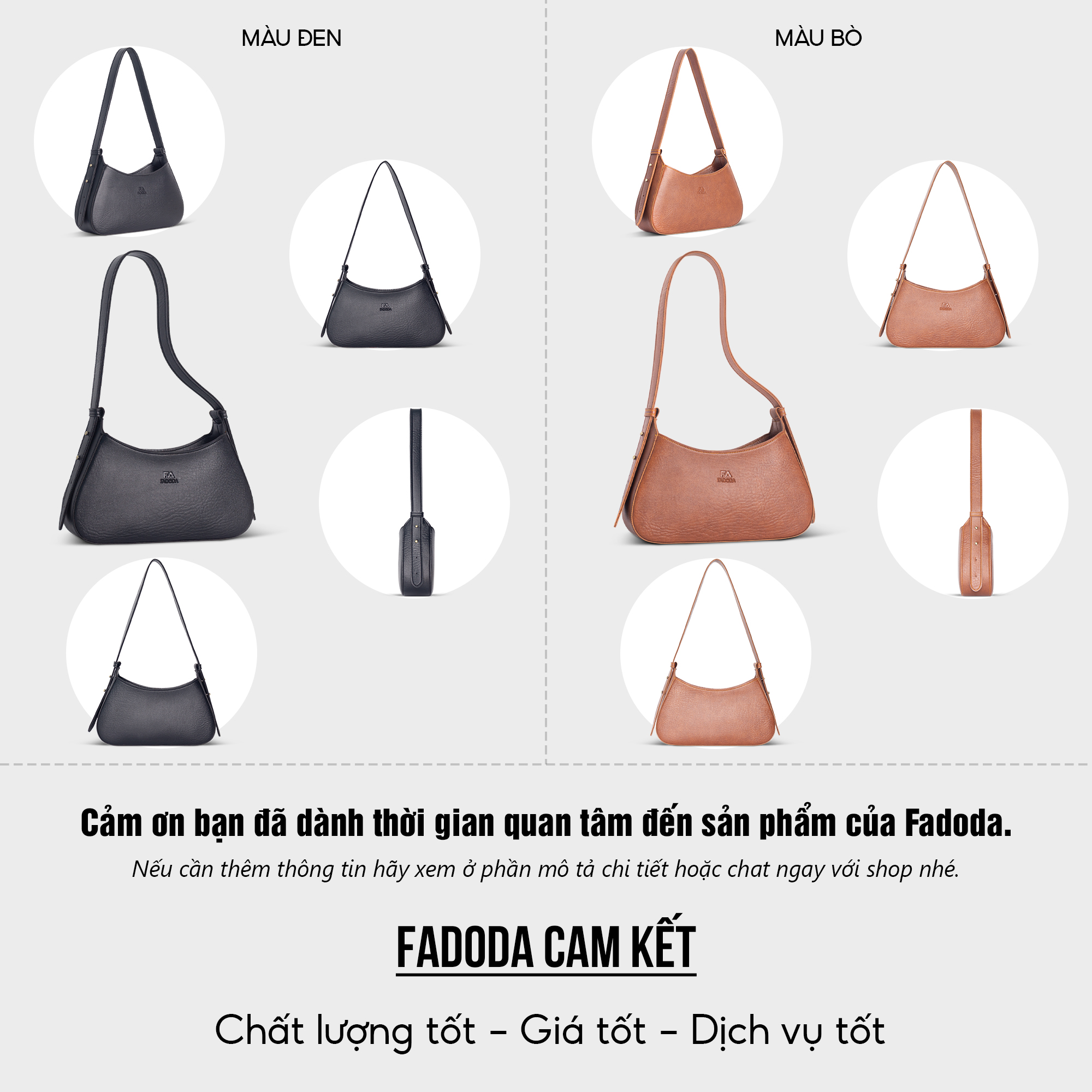 Túi đeo vai nữ thời trang trẻ FA DO DA FN28