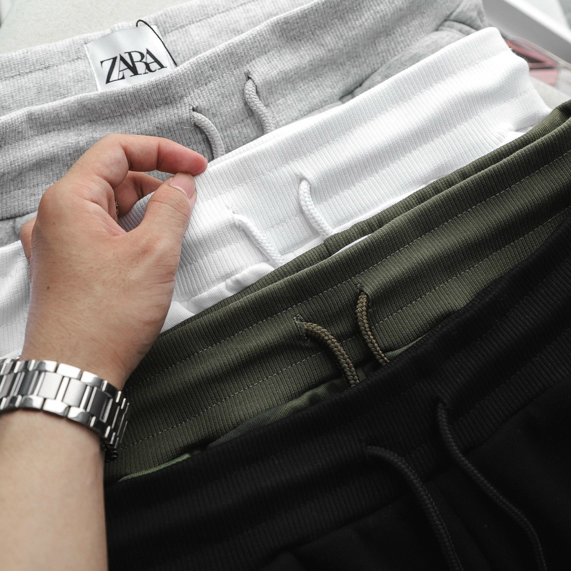 QUẦN SHORT ZARA BASIC WITH CARGO