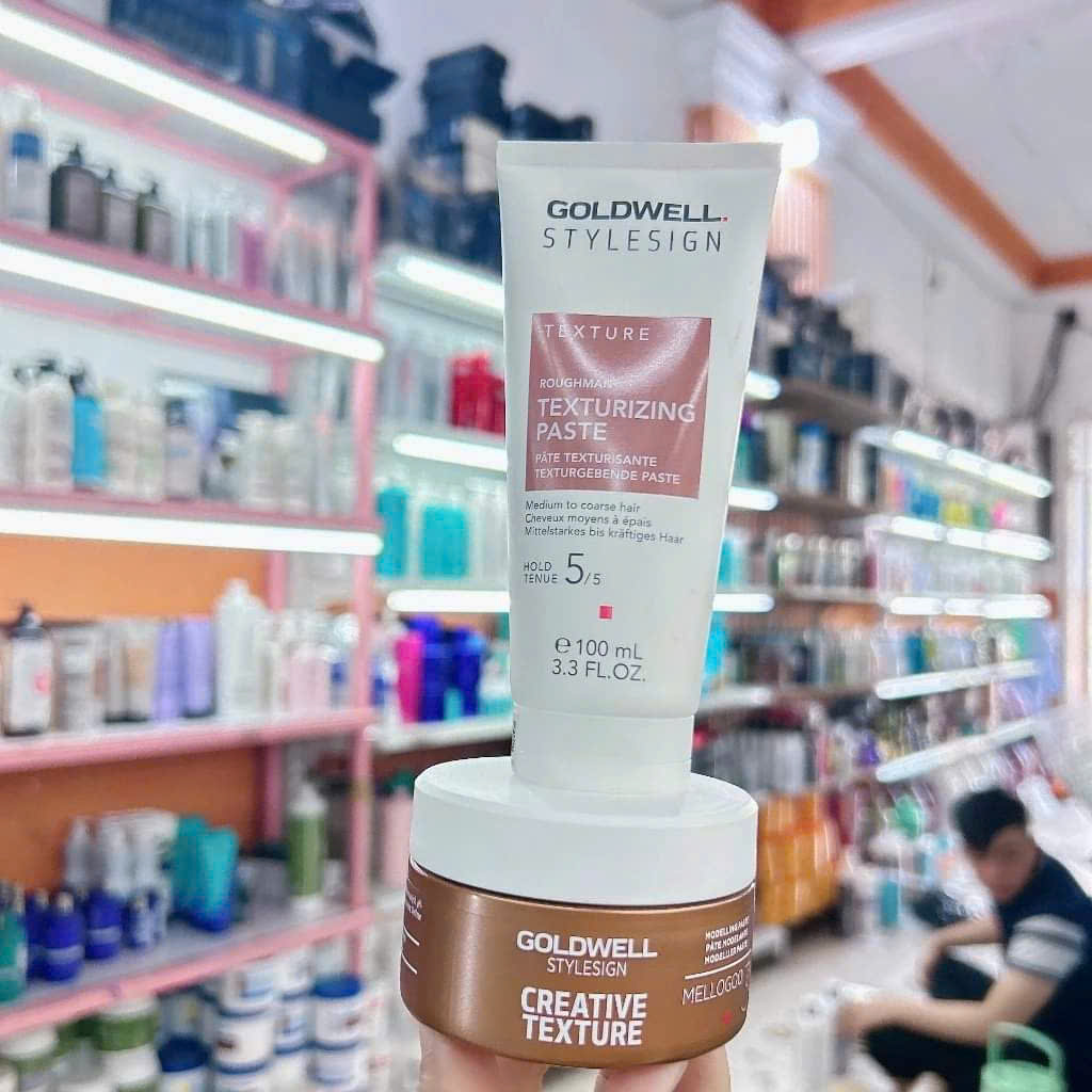 Goldwell Roughman Styling Wax - Quick-Drying Wax, Non-Sticky, Holds the Style