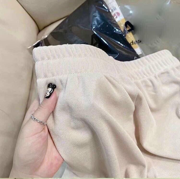 Quần Culottes suông len tăm