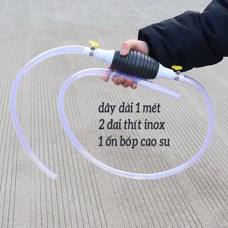 Vòi bơm hút chất lỏng dài 1m
