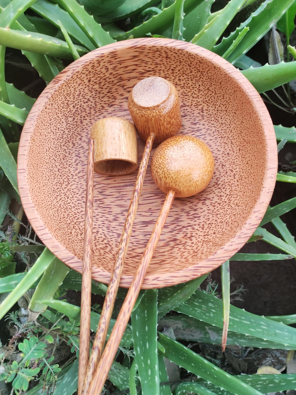 5 Cái Gáo Dừa Múc Rượu Tròn