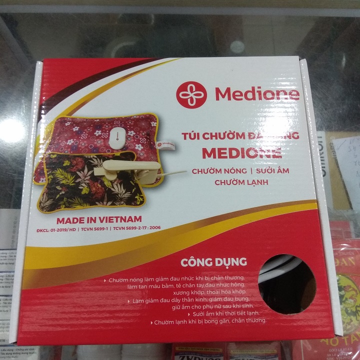 Túi chườm đa năng Medione-Giúp Chườm nóng-Chườm Lạnh-Sưởi ấm