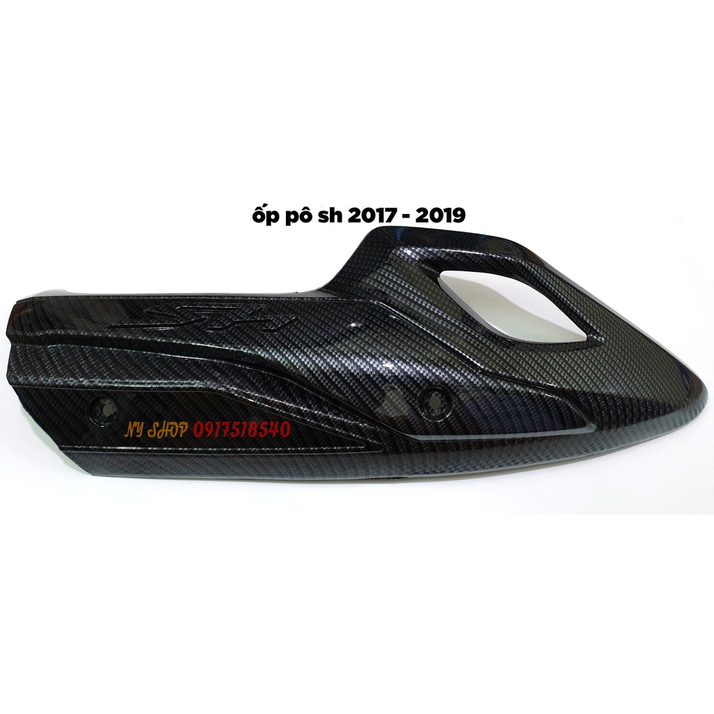 🏆 COMBO ỐP PÔ + CHỤP ĐUÔI CARBON SH 2017 - 2019 🏆