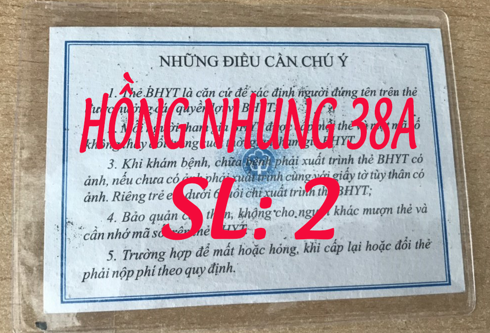 [HCM]SÉT 2 BAO BỌC THẺ BẢO HIỂM Y TẾ
