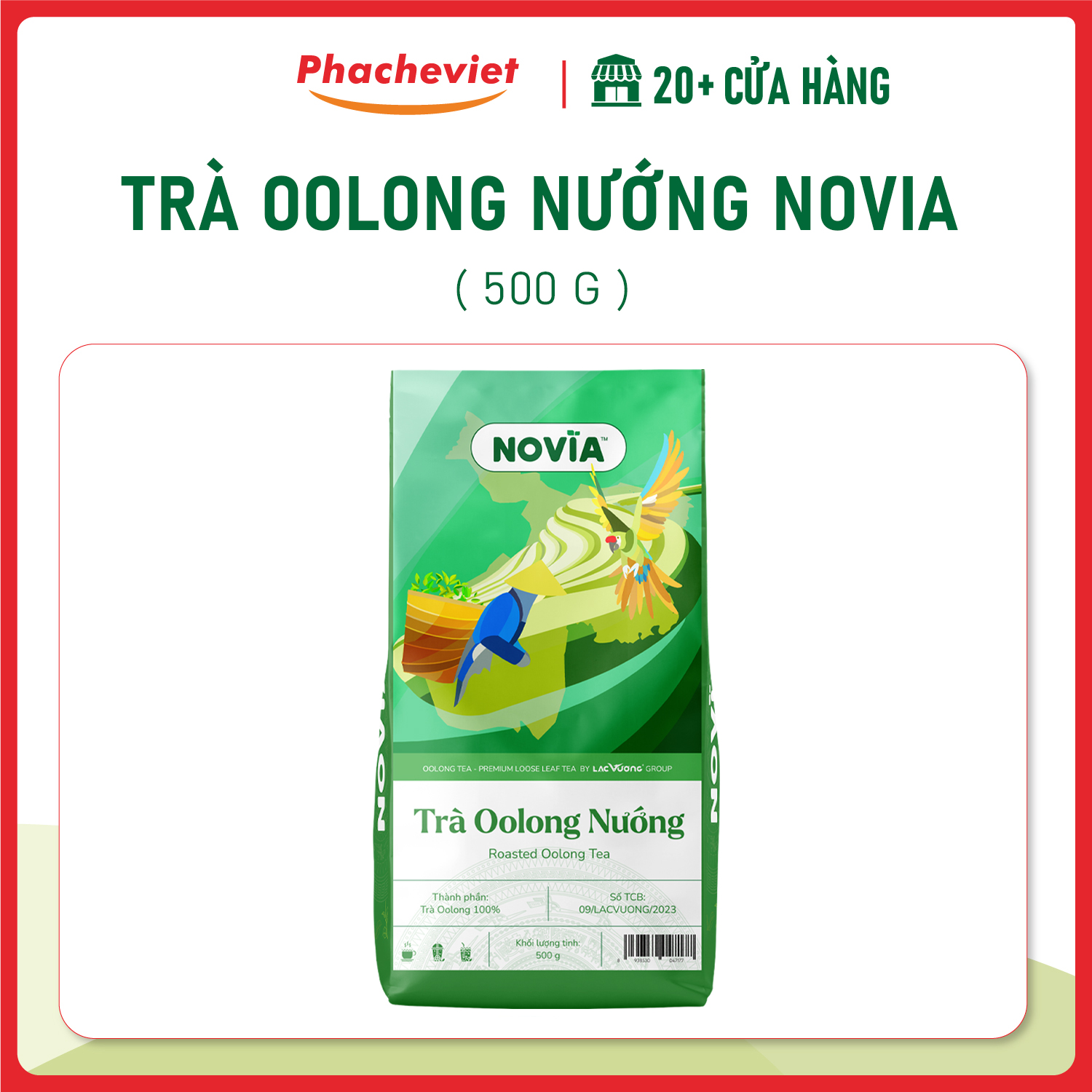 Trà Olong nướng Novia 500g