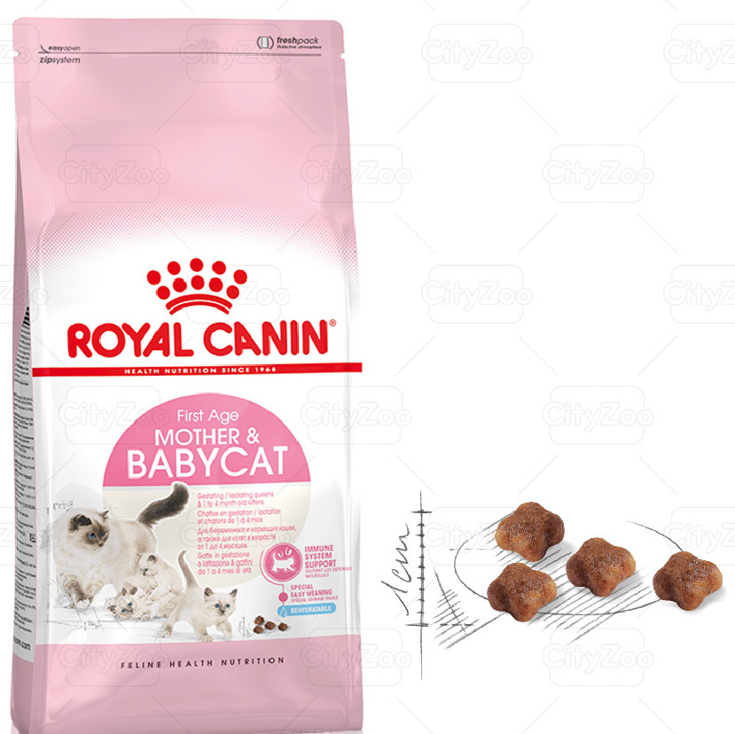 Thức ăn hạt cho mèo mang thai và mèo con ROYAL CANIN MOTHER & BABYCAT 400g - [Nông Trại Thú Cưng]