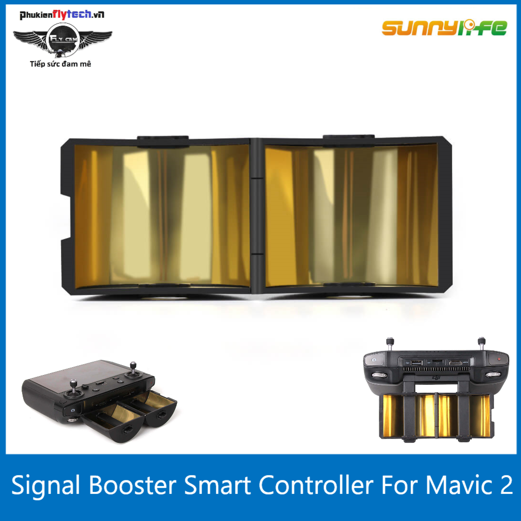 Chảo khuếch sóng Mavic 2 chuyên dụng cho khiển DJI Smart Controller - DJI Smart controller extension antena booster - SunnyLife - Hàng chính hãng - Tăng độ Truyền sóng tới flycam - Giúp ổn định sóng khi bay hơn.