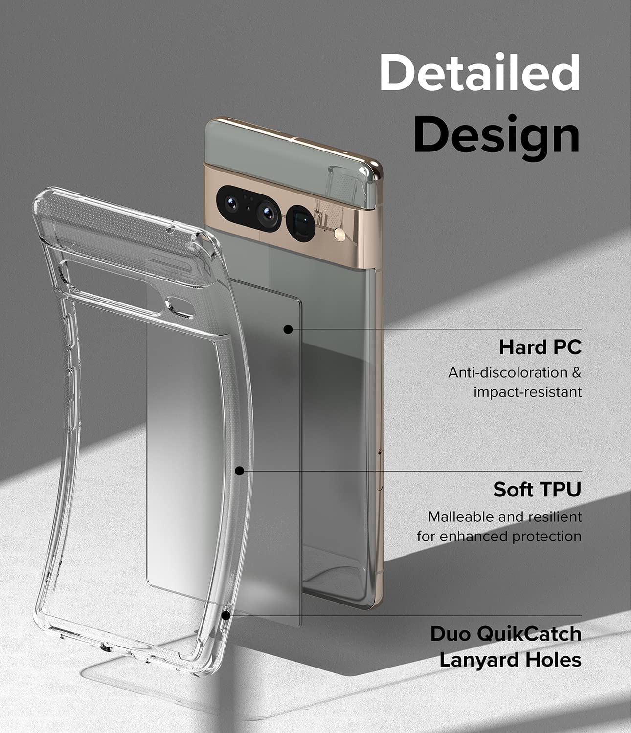 Ốp lưng Pixel 7 / 7 Pro Ringke Fusion - Nhập khẩu Hàn Quốc