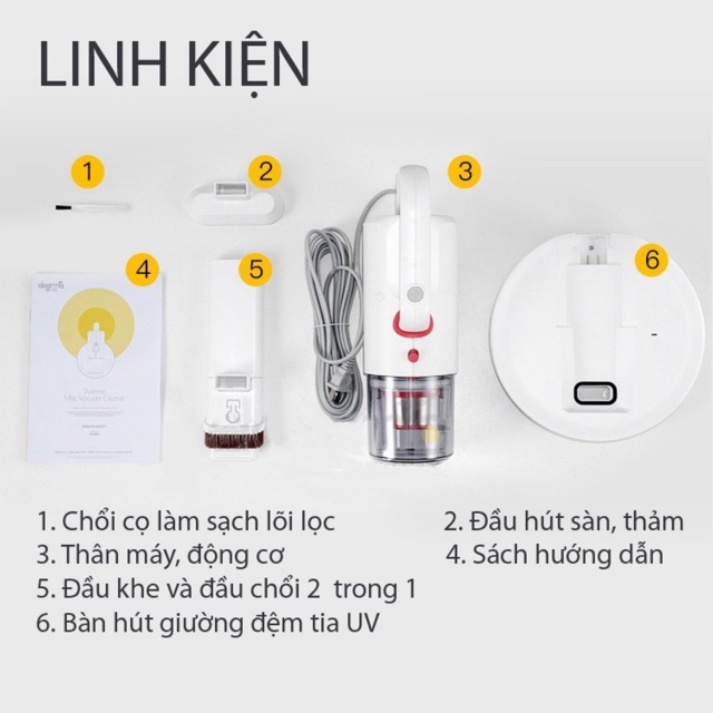 Máy hút bụi cầm tay không dây Deerma CM1900