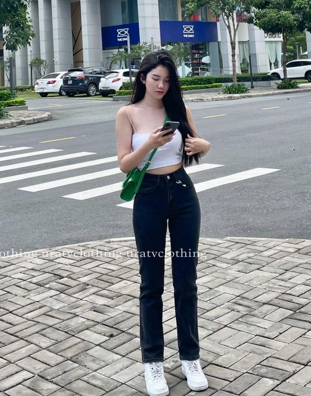 [ẢNH THẬT-CÓ SẴN]  Quần jean ống đứng z r