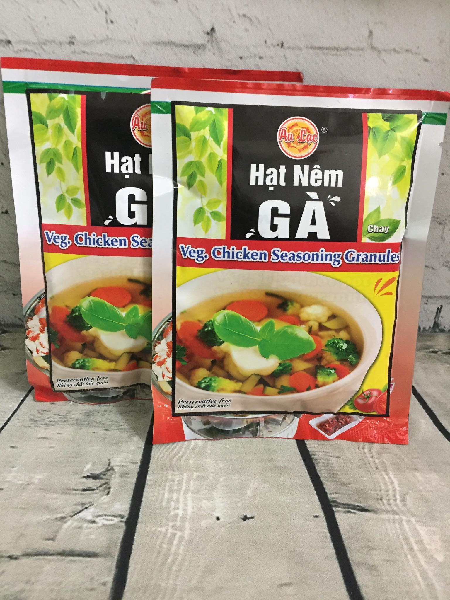 [HCM]Hạt Nêm Gà Chay Âu Lạc - Gói 90Gam
