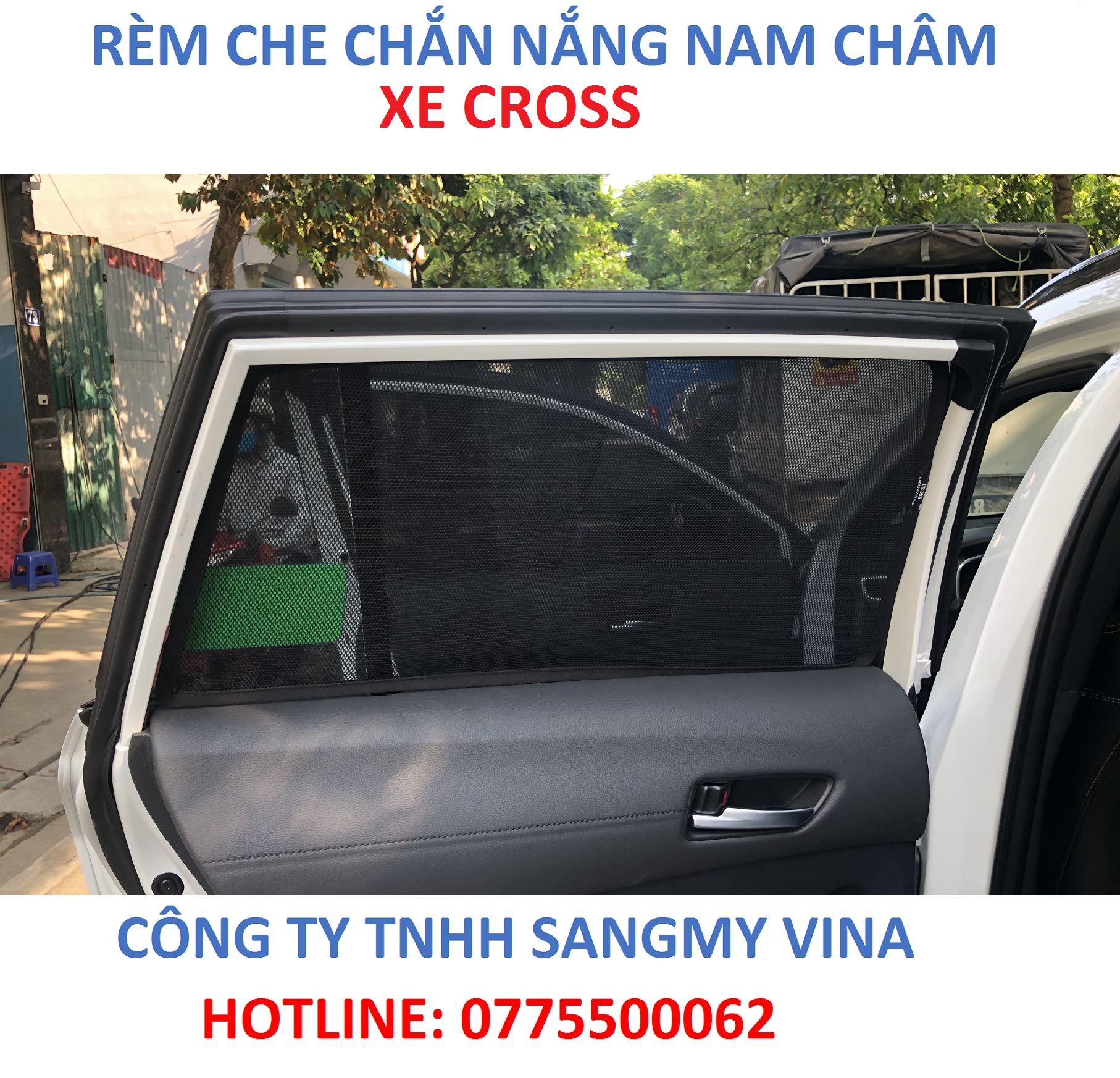 RÈM CHE NẮNG NAM CHÂM TOYOTA CROOS