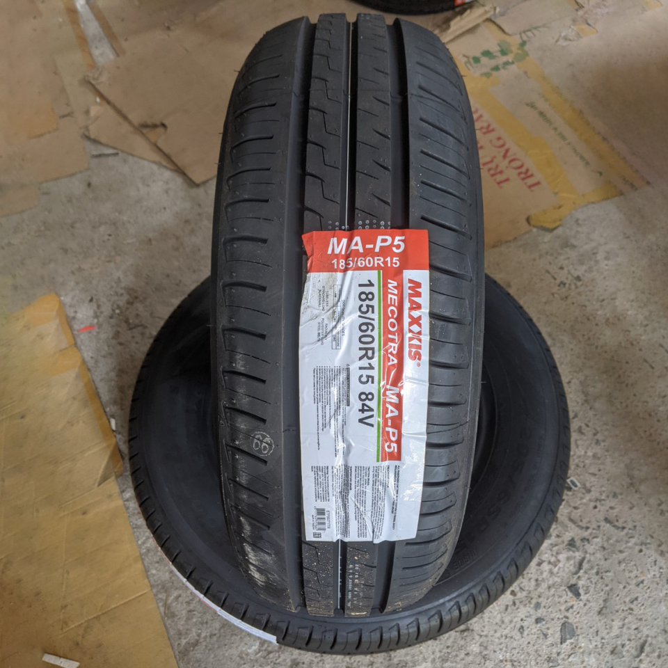 185/60R15 MAP5 Lốp ô tô MAXxIS Thái Lan