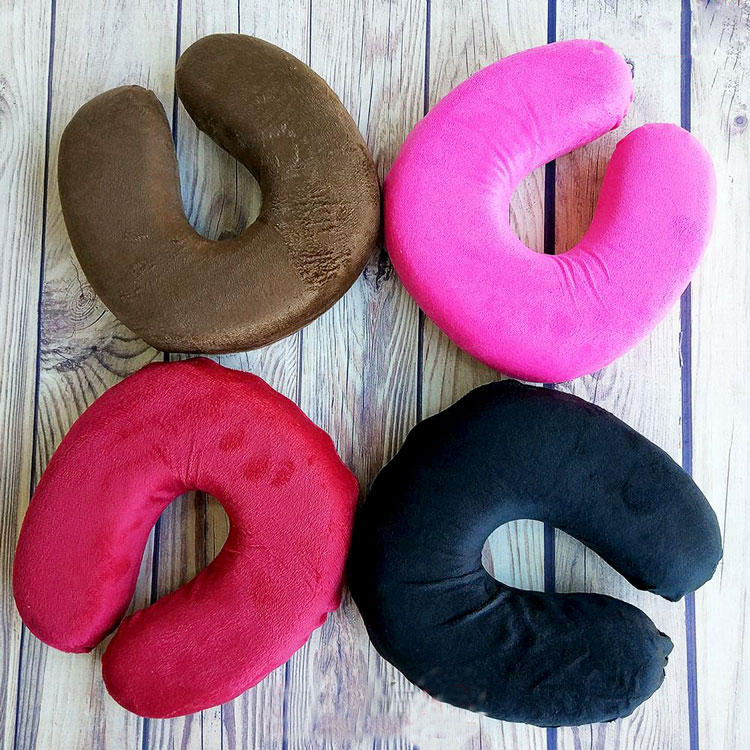 Colorful neck headrest U pillow