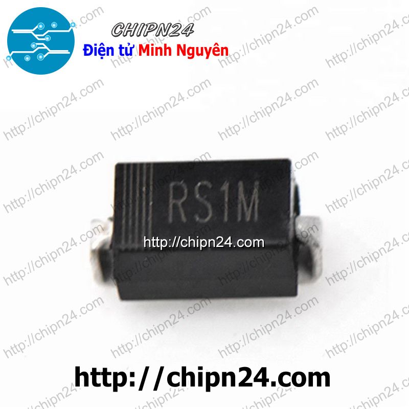 Diode dán rs1m sma do-214ac 1a 1000v