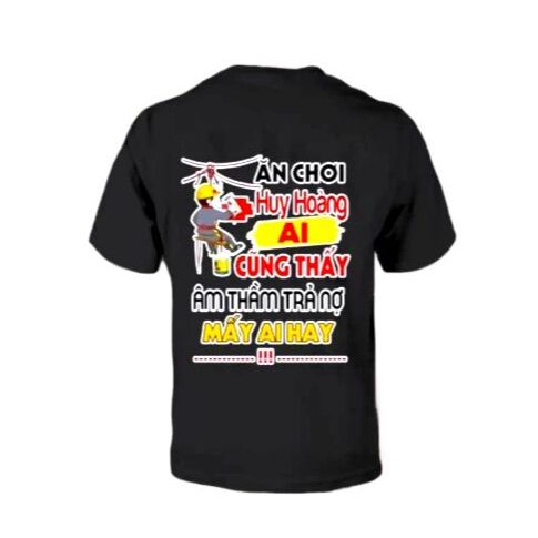 Áo Thun Độc Lạ - Áo Thun In 3D Mặt Sau Thời Trang