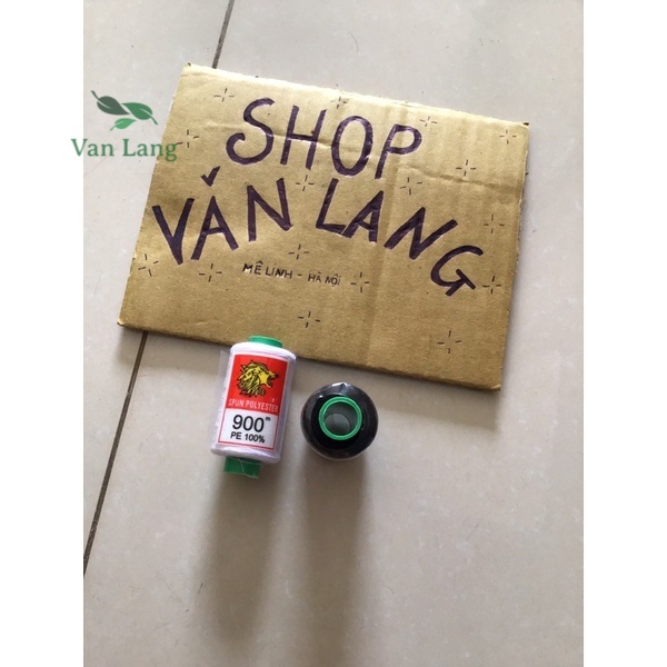 2 Cuộn Chỉ may màu trắng / đen