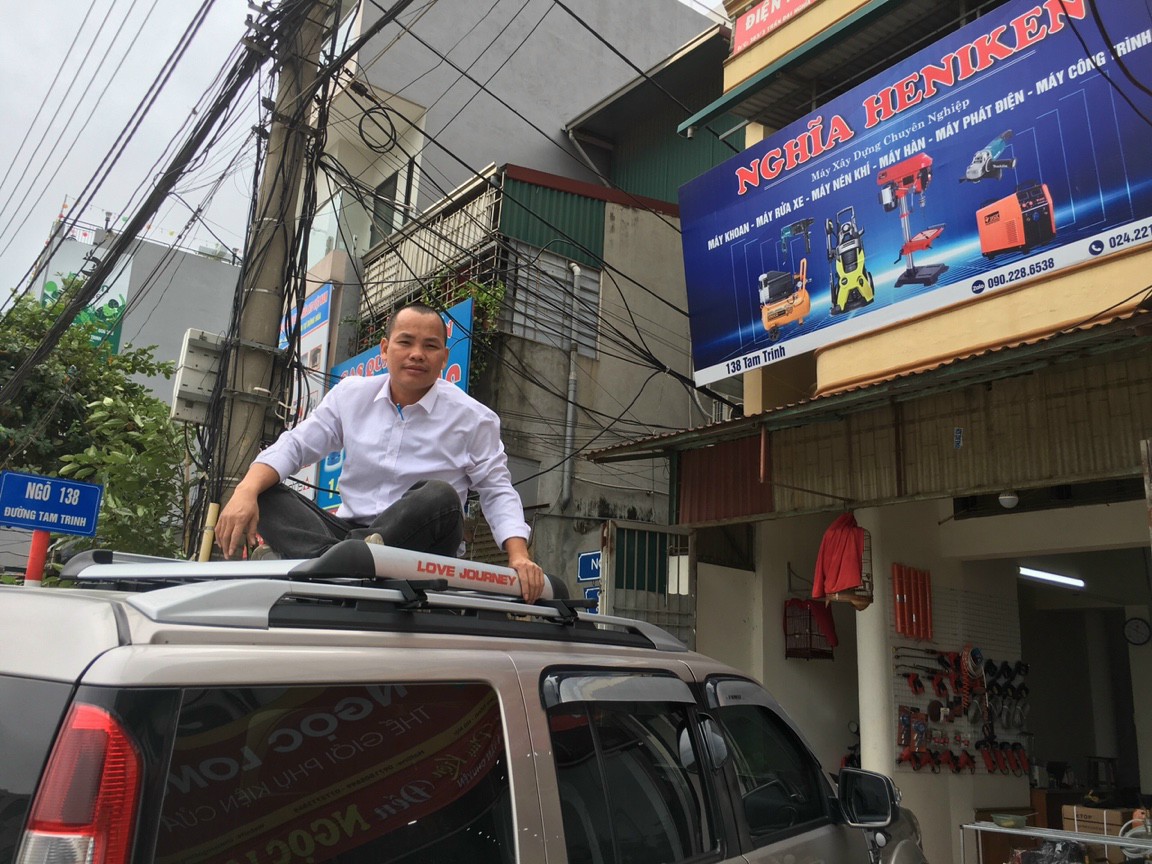 Giá nóc baga mui vuông cho Ford Everest