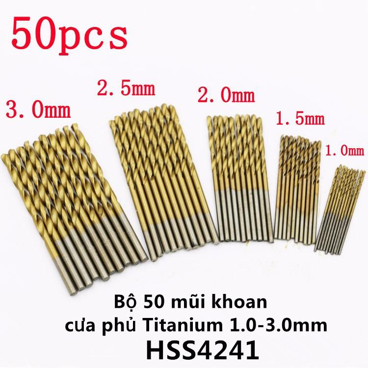 Bộ 50 mũi khoan đa năng