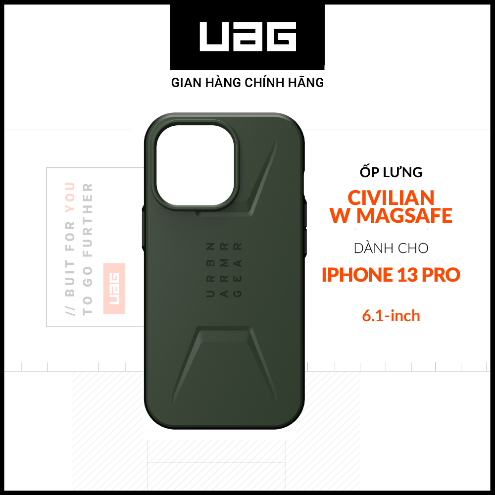 Ốp lưng UAG Civilian w Magsafe cho iPhone 13 Pro [6.1 inch]