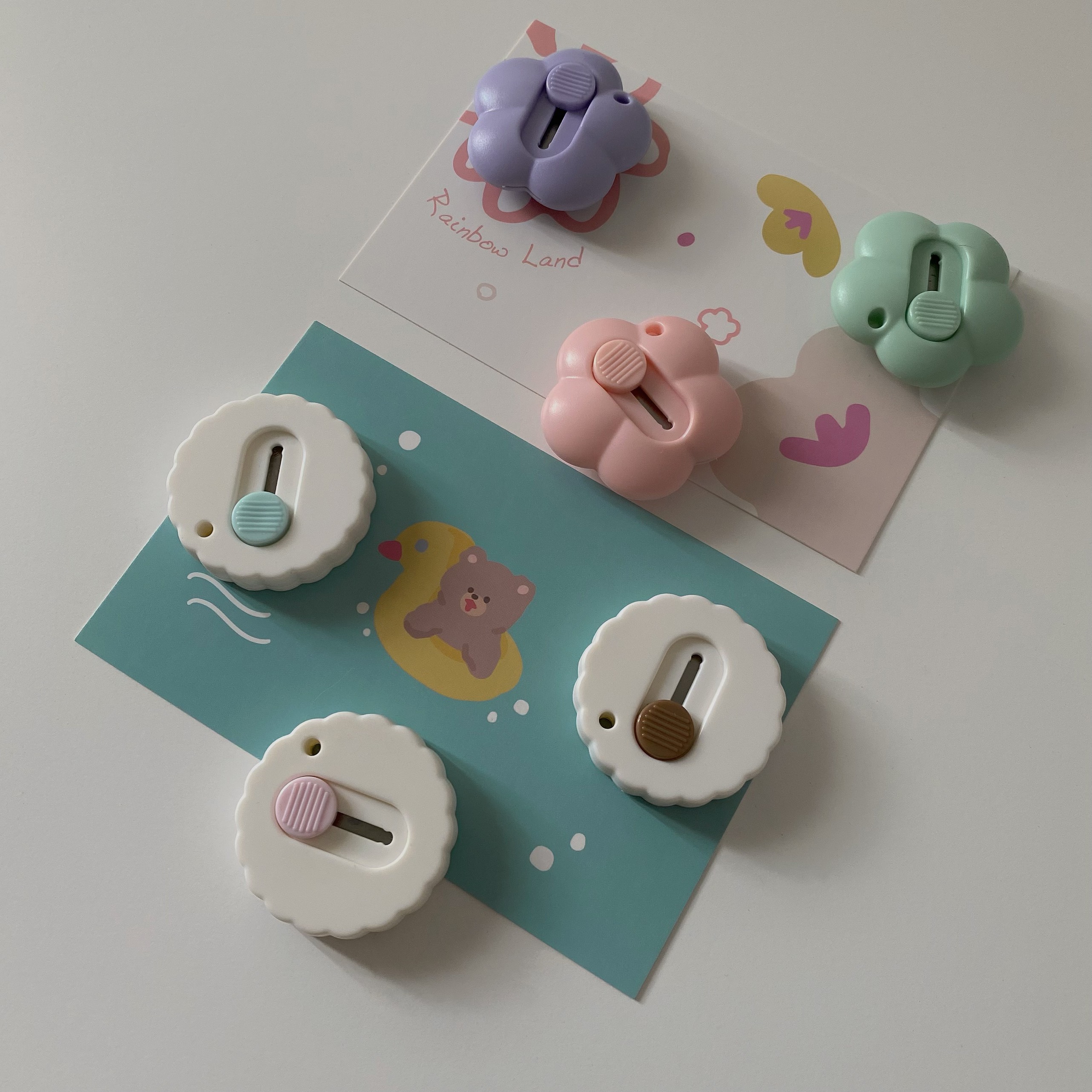 Dao Rọc Giấy Mini Cute I Rọc Giấy Hình Bông Hoa