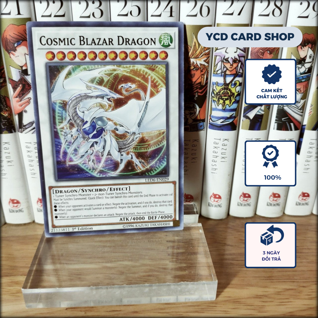 Thẻ bài yugioh chính hãng Cosmic Blazar Dragon – Common