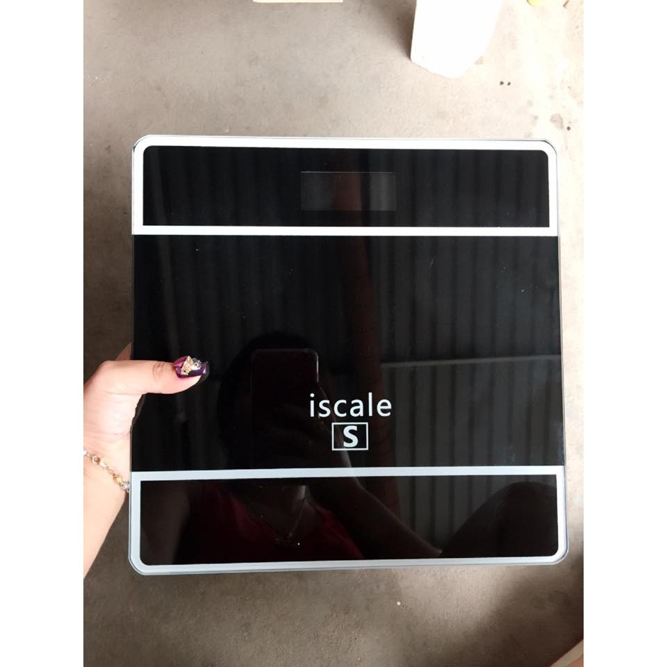 [Hàng Loại 1] CÂN SỨC KHỎE ISCALE HÌNH IPHONE Bảo hành 12 tháng .