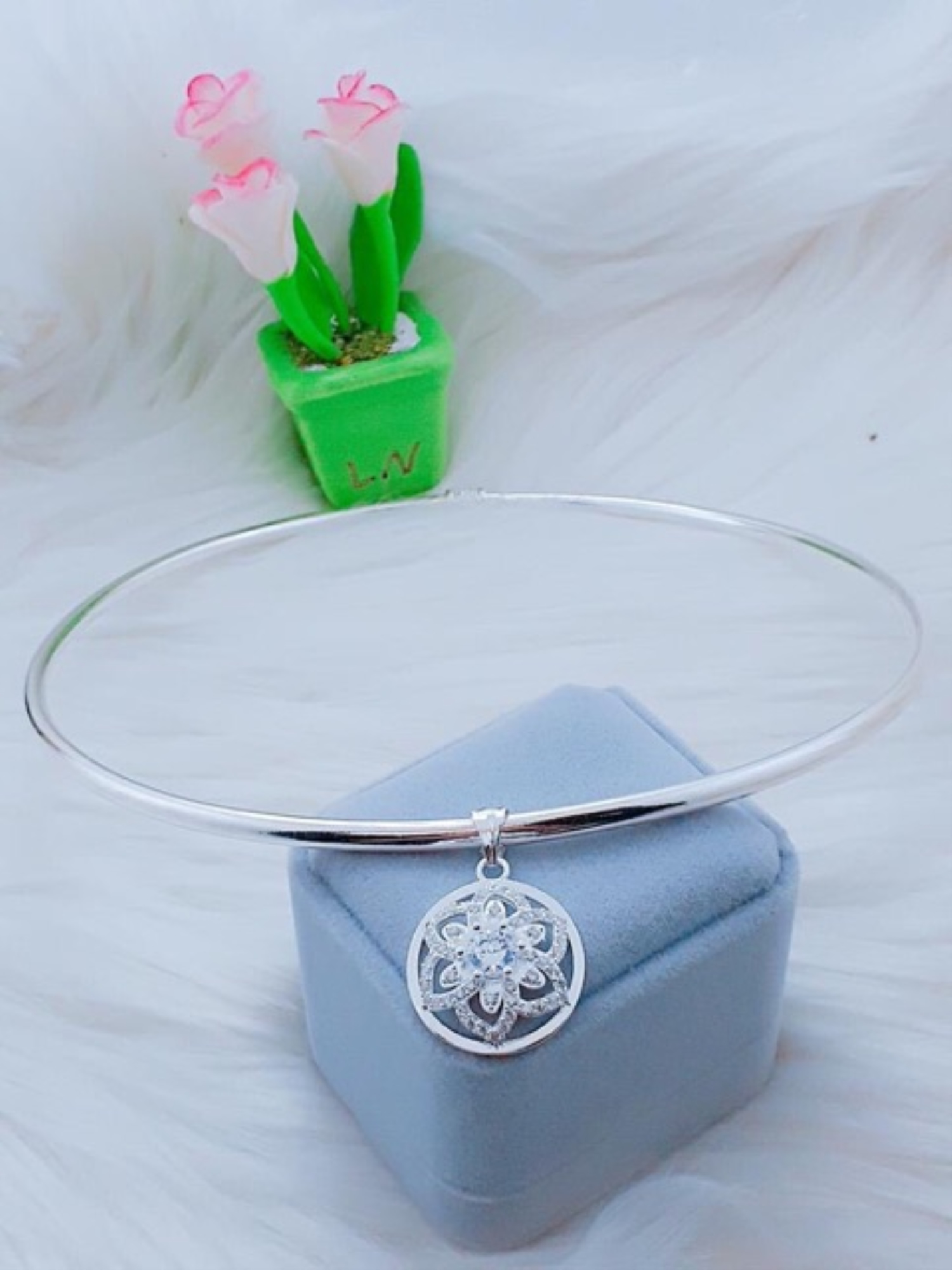 ◑❁ 💥💥KIỀNG CỔ BẠC TA NGUYÊN CHẤT CHO BÉ ĐỦ MẪU