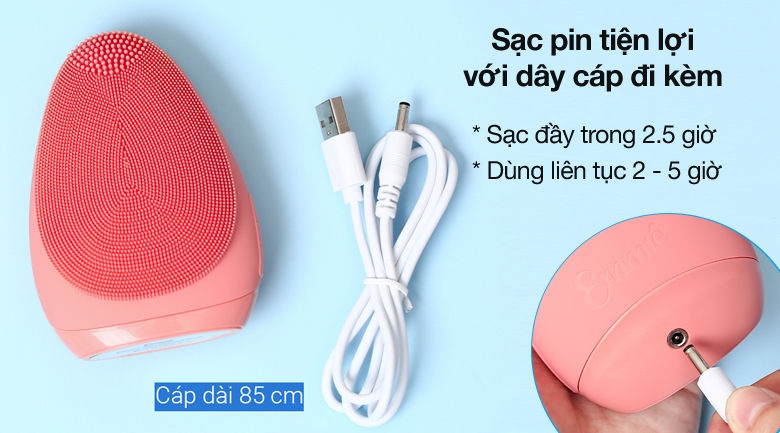 Emmie Máy Rửa Mặt Premium Facial Cleansing Brush (So Sweet)