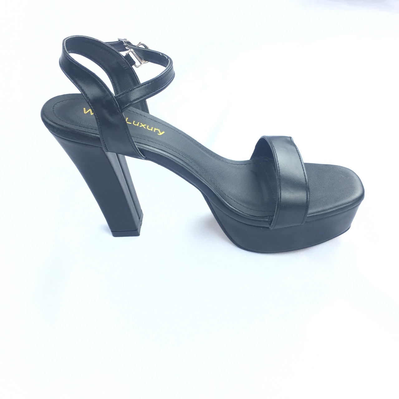 Giày Sandal cao gót 9cm,quai ngang mảnh mai phối quai sau,gót trụ,đế chống trơn trượt  Mã CH04