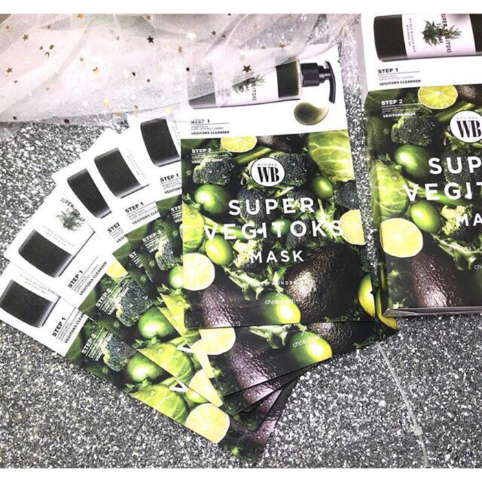 Mặt nạ rau củ Super Vegitoks Mask 6 miếng