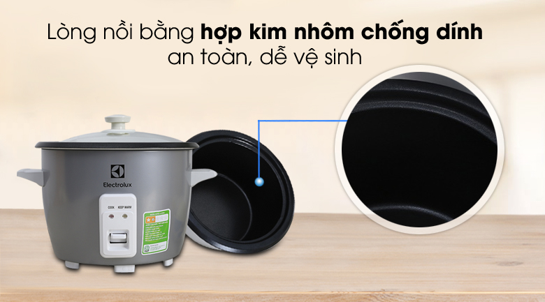 Nồi cơm điện Electrolux 1.8 lít ERC1800