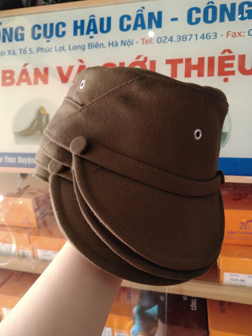 Mũ mềm cựu chiến binh (tặng kèm sao)