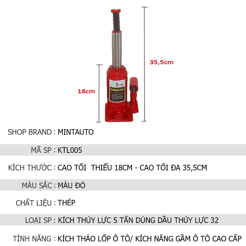 Hydraulic Jack professional car jack Security 5 ton