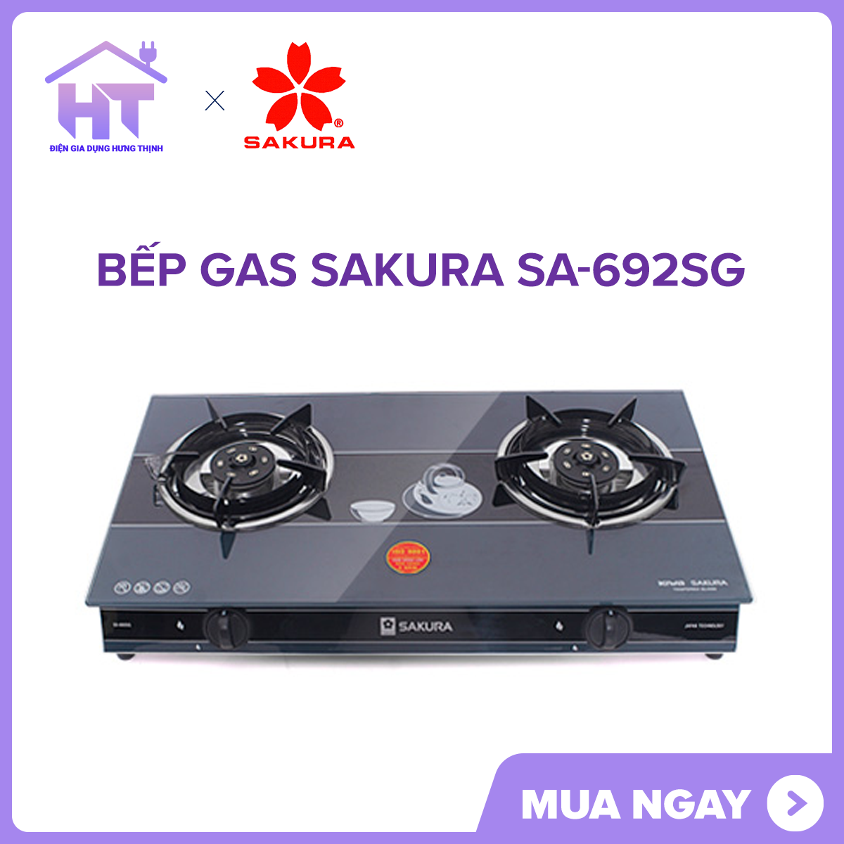 Sakura sa-692sg gas stove display units gift brass burner gas wire for the strong and blue flame.