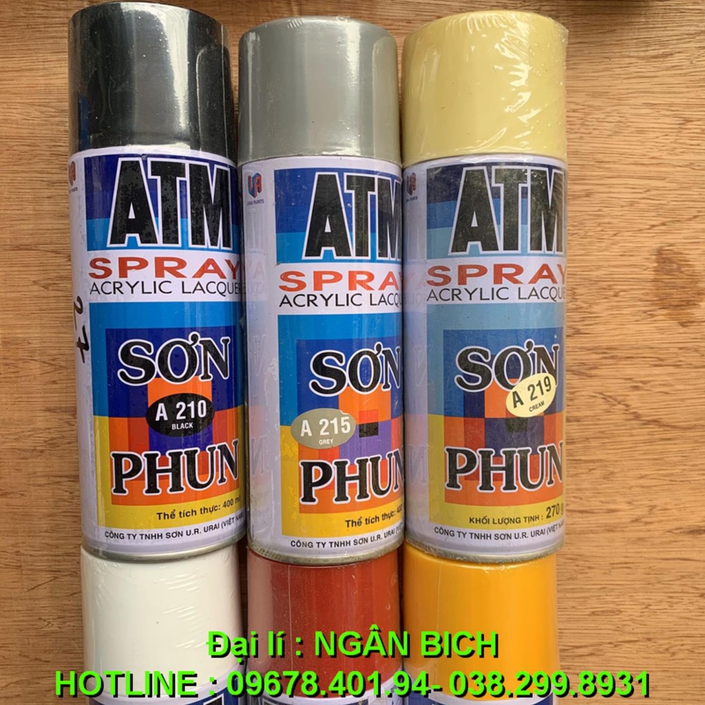 Sơn xịt ATM Spray Đủ Màu