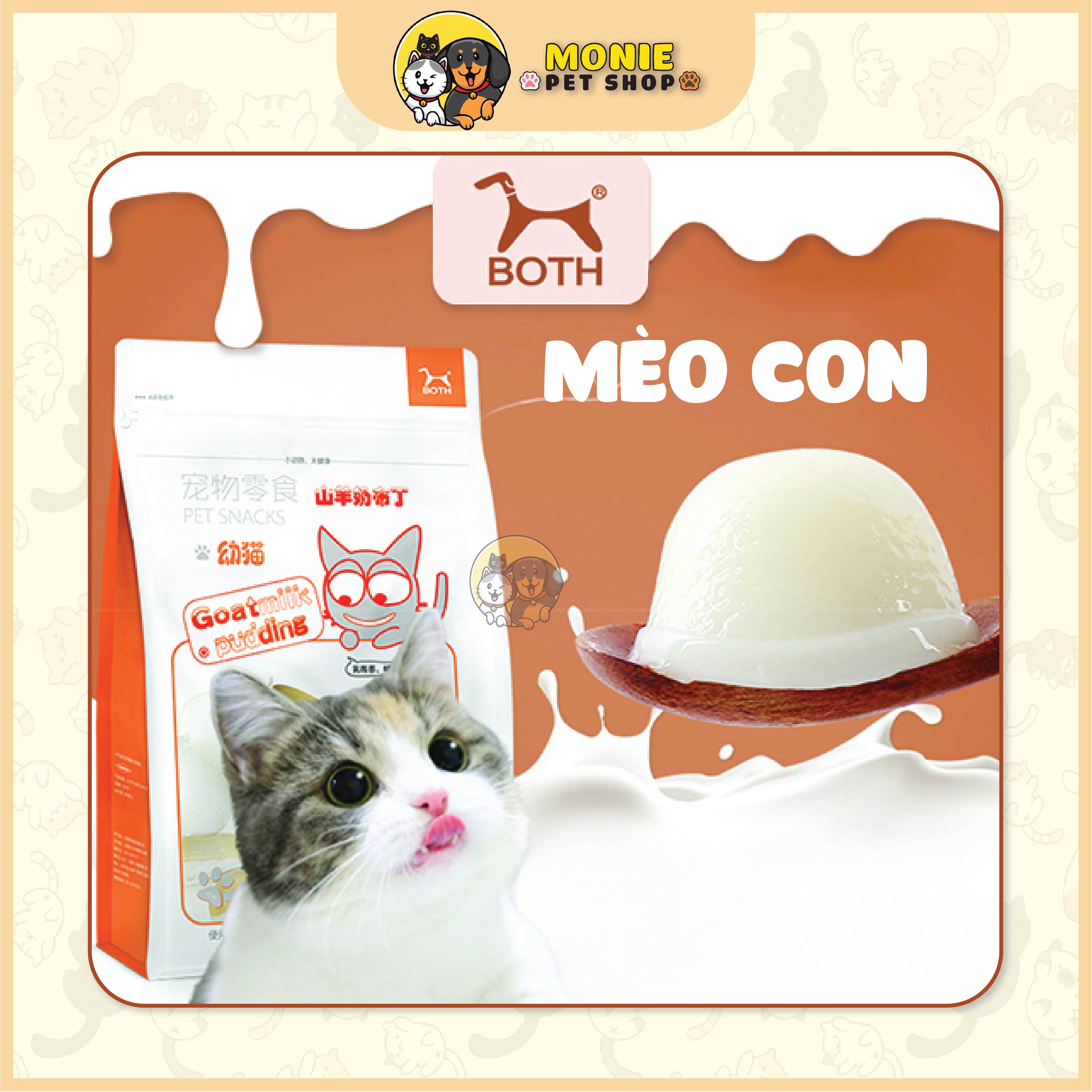 Pudding sữa dê cho chó mèo, mèo con, chó con 15g