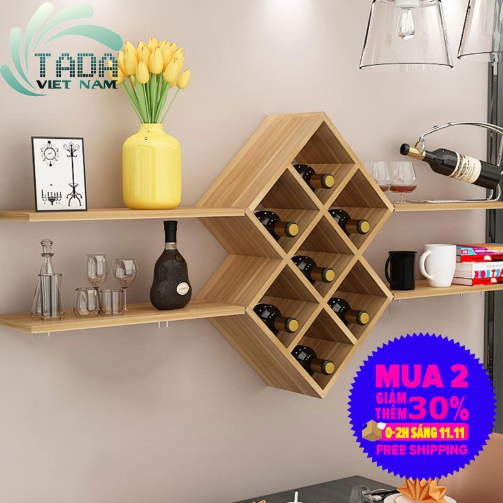 KỆ ĐỰNG RƯỢU TREO TƯỜNG -TD1138