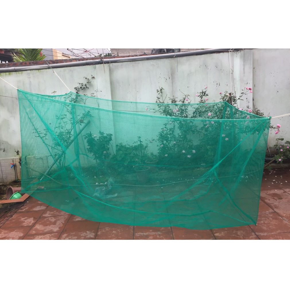 Tráng (vèo) nuôi cá lưới cào xanh lỗ lưới 5ly