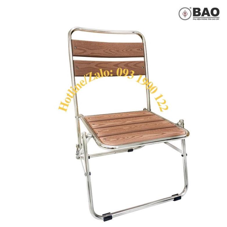 Ghế xếp inox gx b004 inox bảo