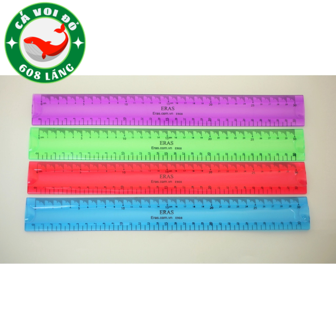 Thước kẻ nhựa dẻo Eras 20cm E907
