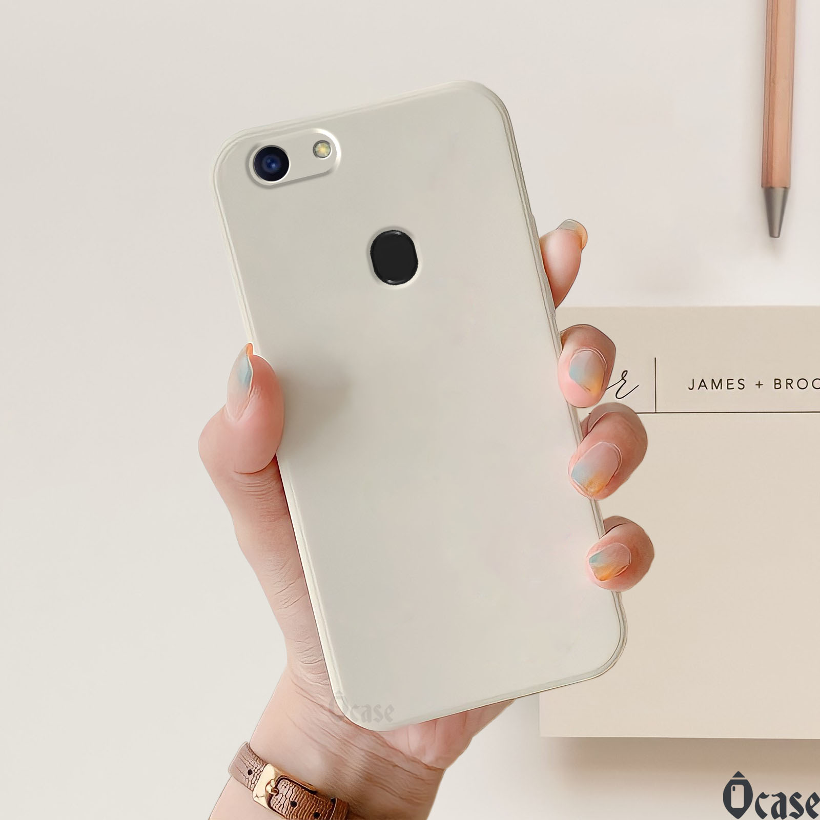 Ốp lưng Oppo F5 / F5 Youth / F7 / A79 gấu KAWS và Bearbrick cạnh viền vuông có bảo vệ camera