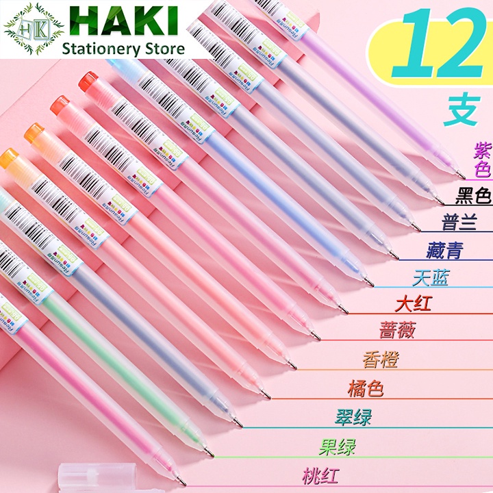 Bút gel Resun ngòi 0.5mm viết calligraphy tiêu đề sổ tay bullet journal nhiều màu cao cấp B6