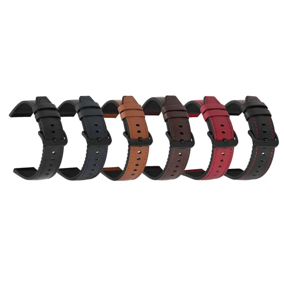 [HCM]Dây da hydrid Smartwatch 20mm/ 22mm