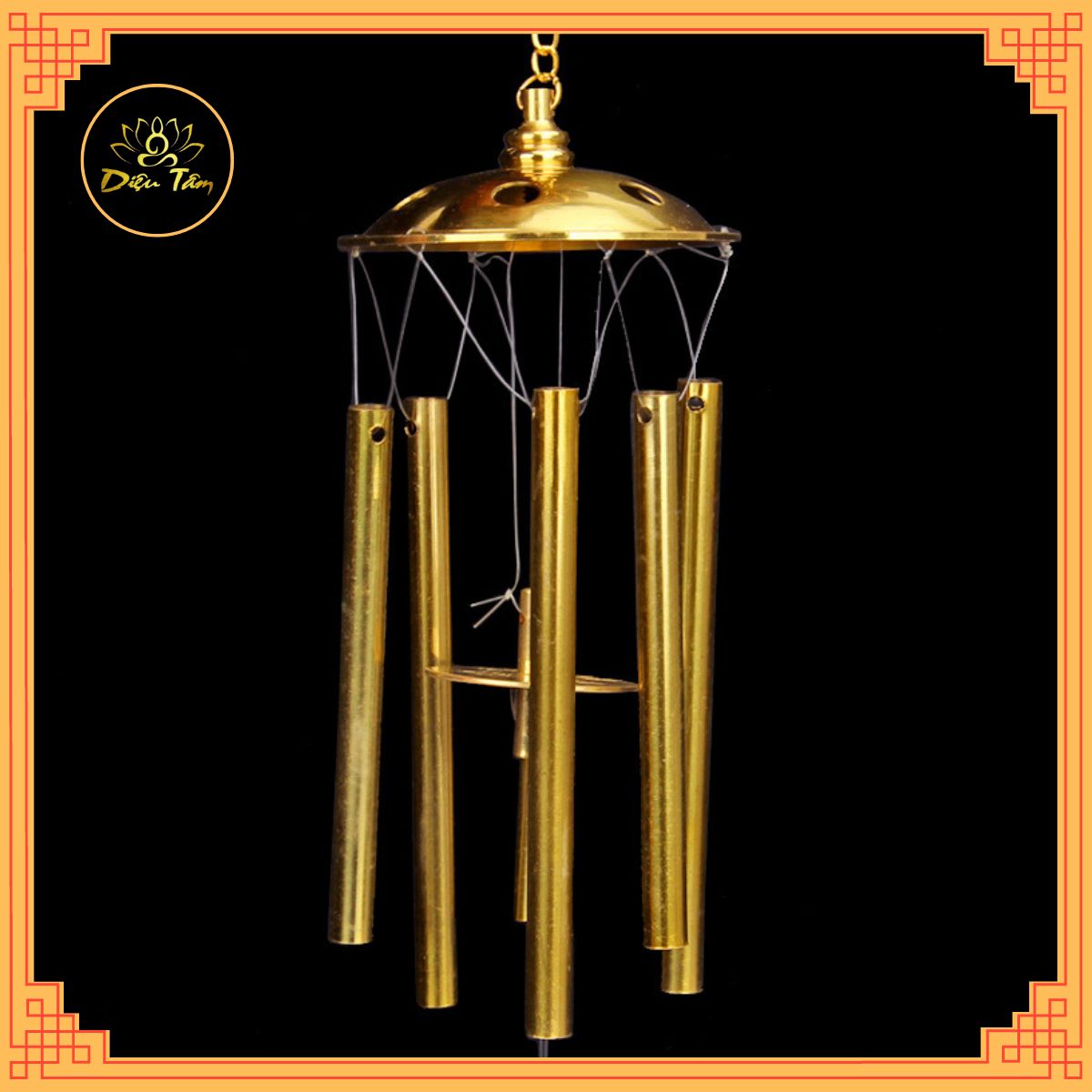 [Bronze standard] Copper Wind Chimes-6-bar wind chimes es es de Parede Poly