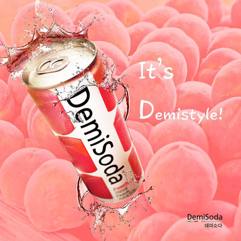 Korean Demisoda Peach Flavor 250ml