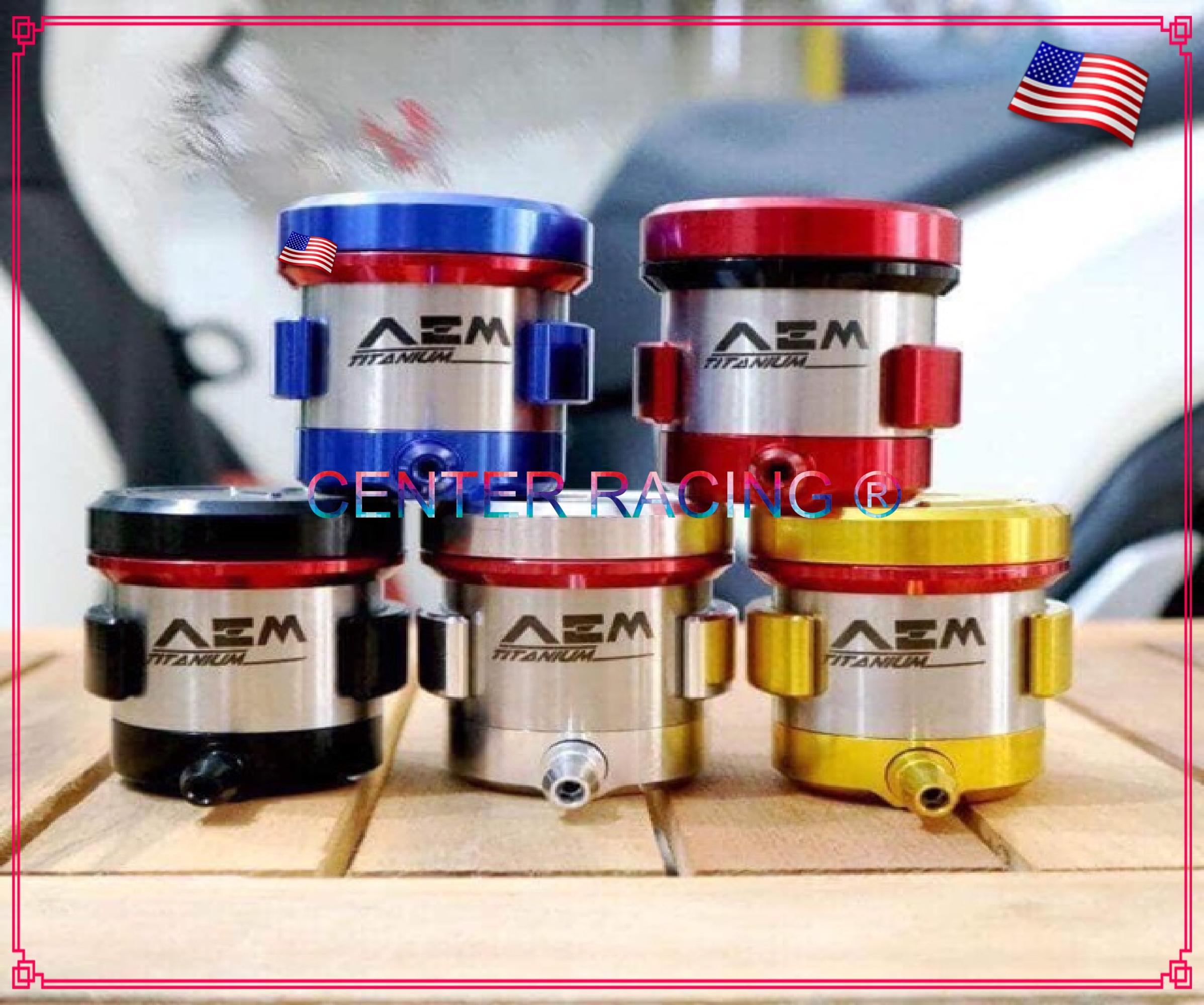 [ Màu Đỏ ] Bình dầu xe máy AEM - Rizoma