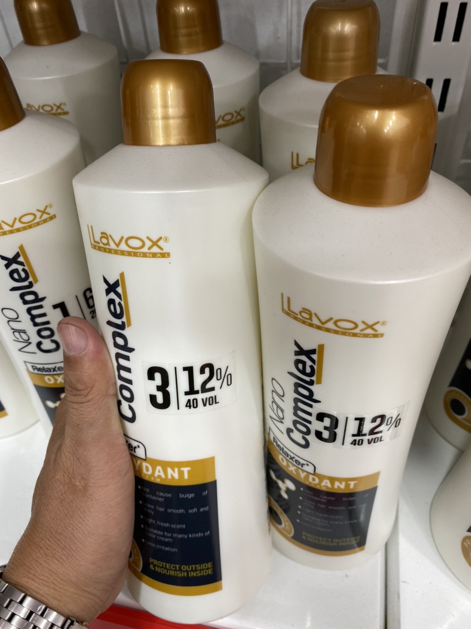 Chai oxy LAVOX NANO COMPLEX 1000ml siêu dưỡng