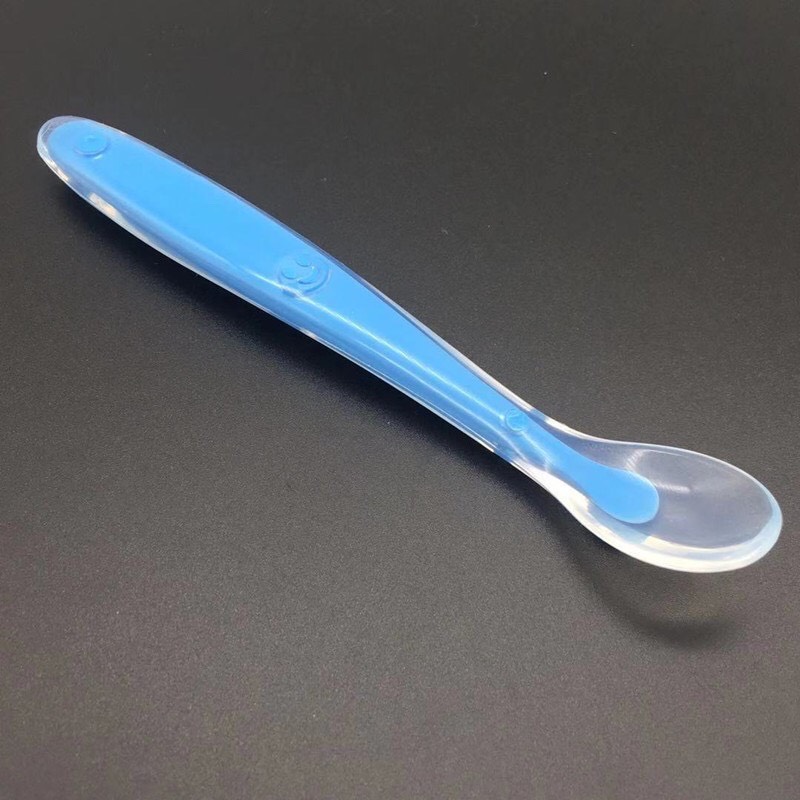 Thìa silicone siêu mềm cho bé tập ăn dặm